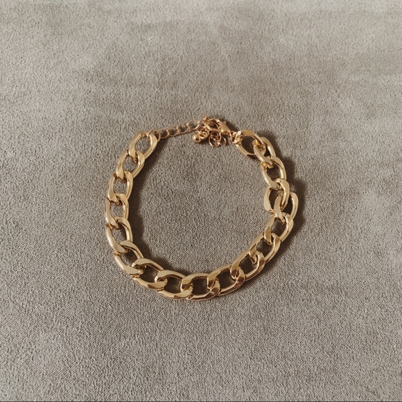 Jewelry - l a s t  one | gold thick cuban bracelet ♡